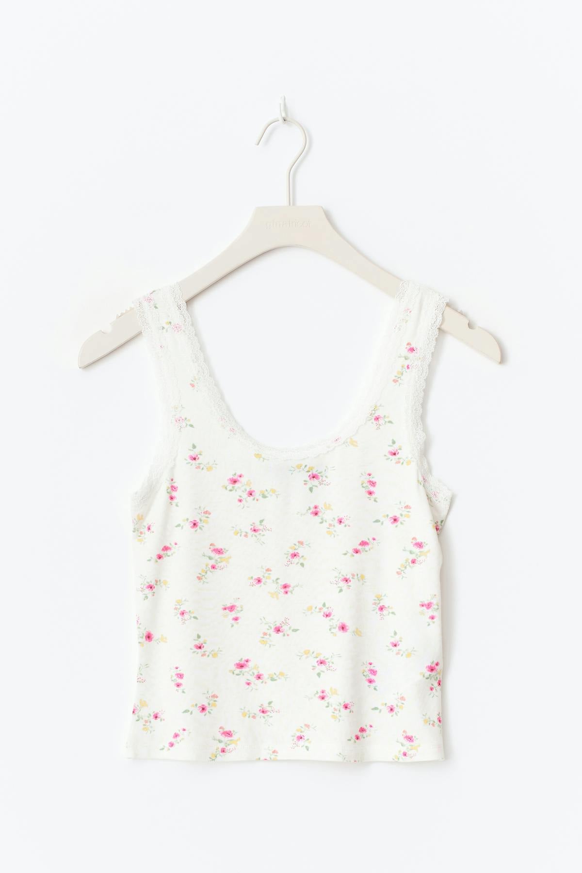 Homewear lace singlet