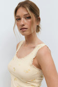 Homewear lace singlet