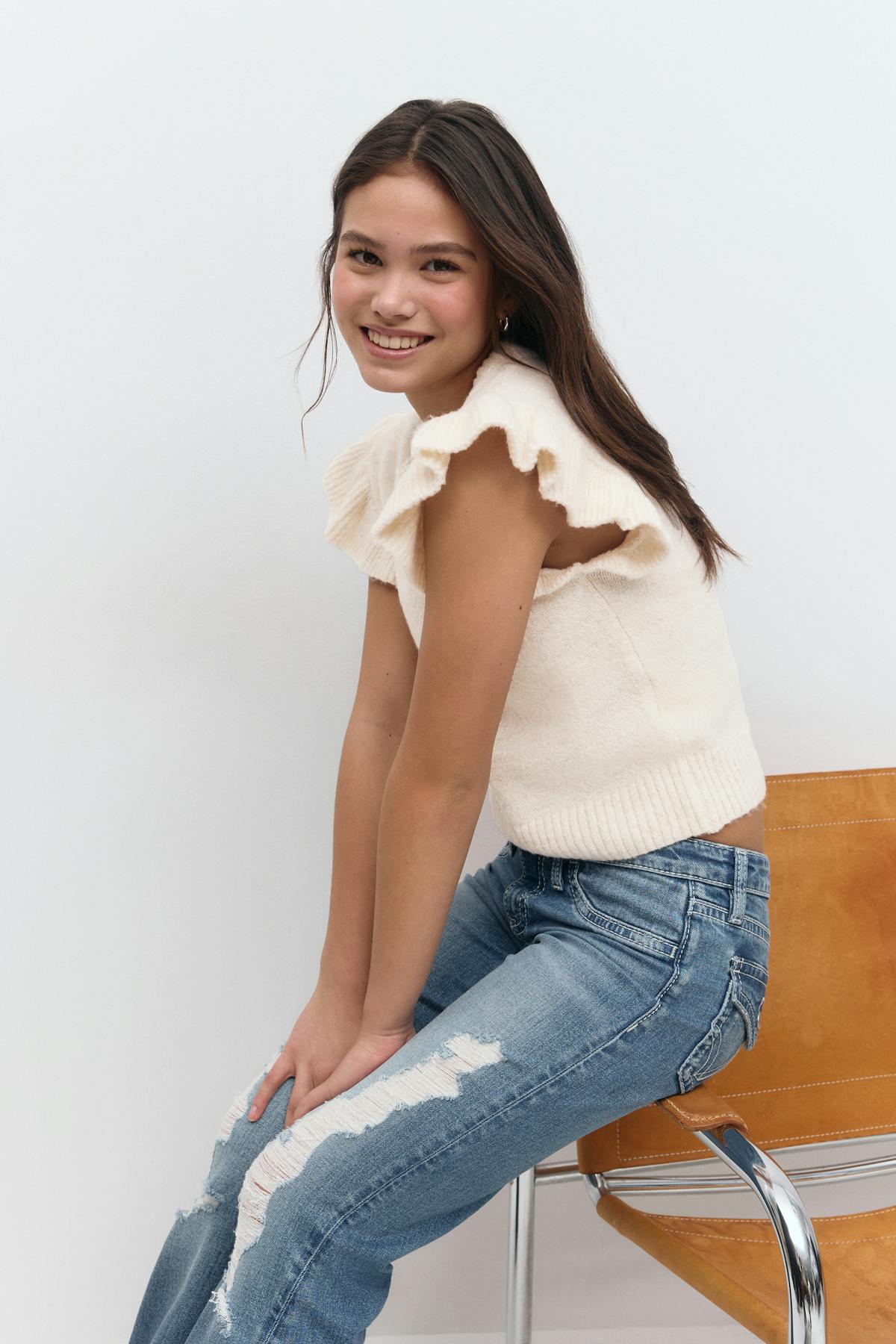 Y knitted top