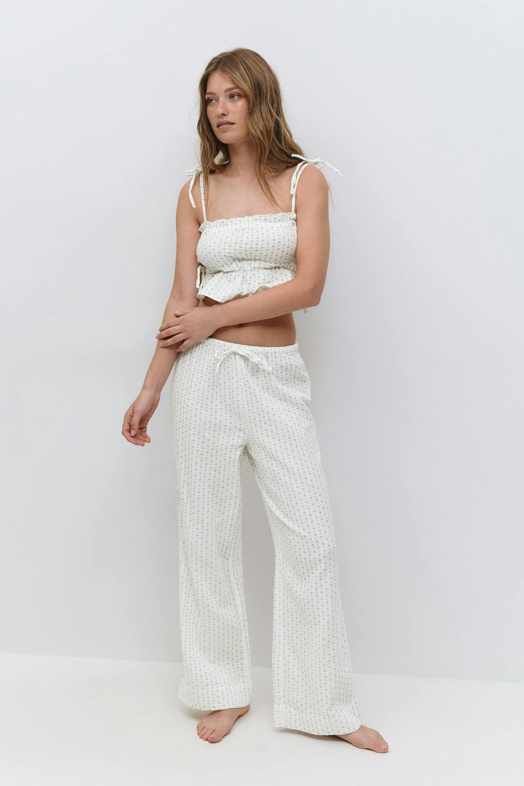 Gauze homewear trousers