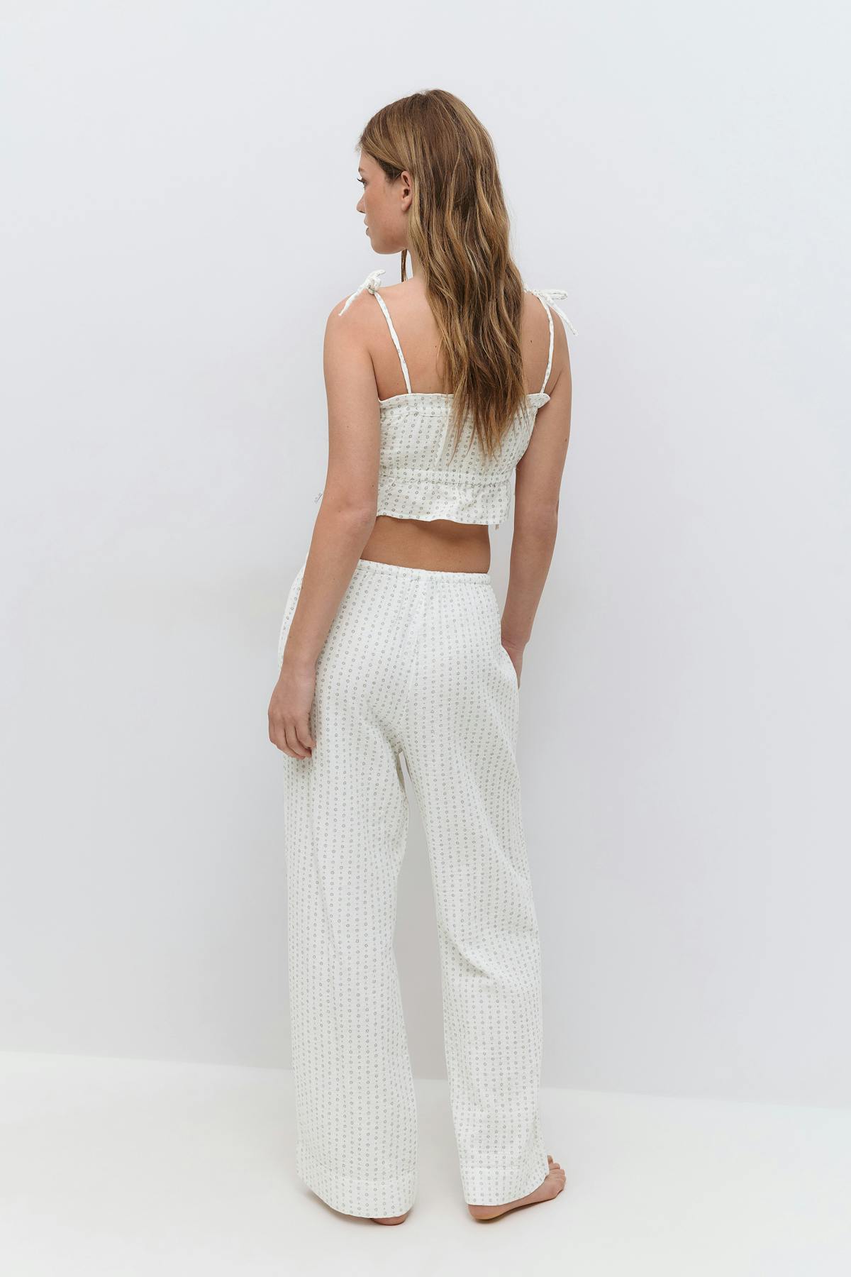 Gauze homewear trousers