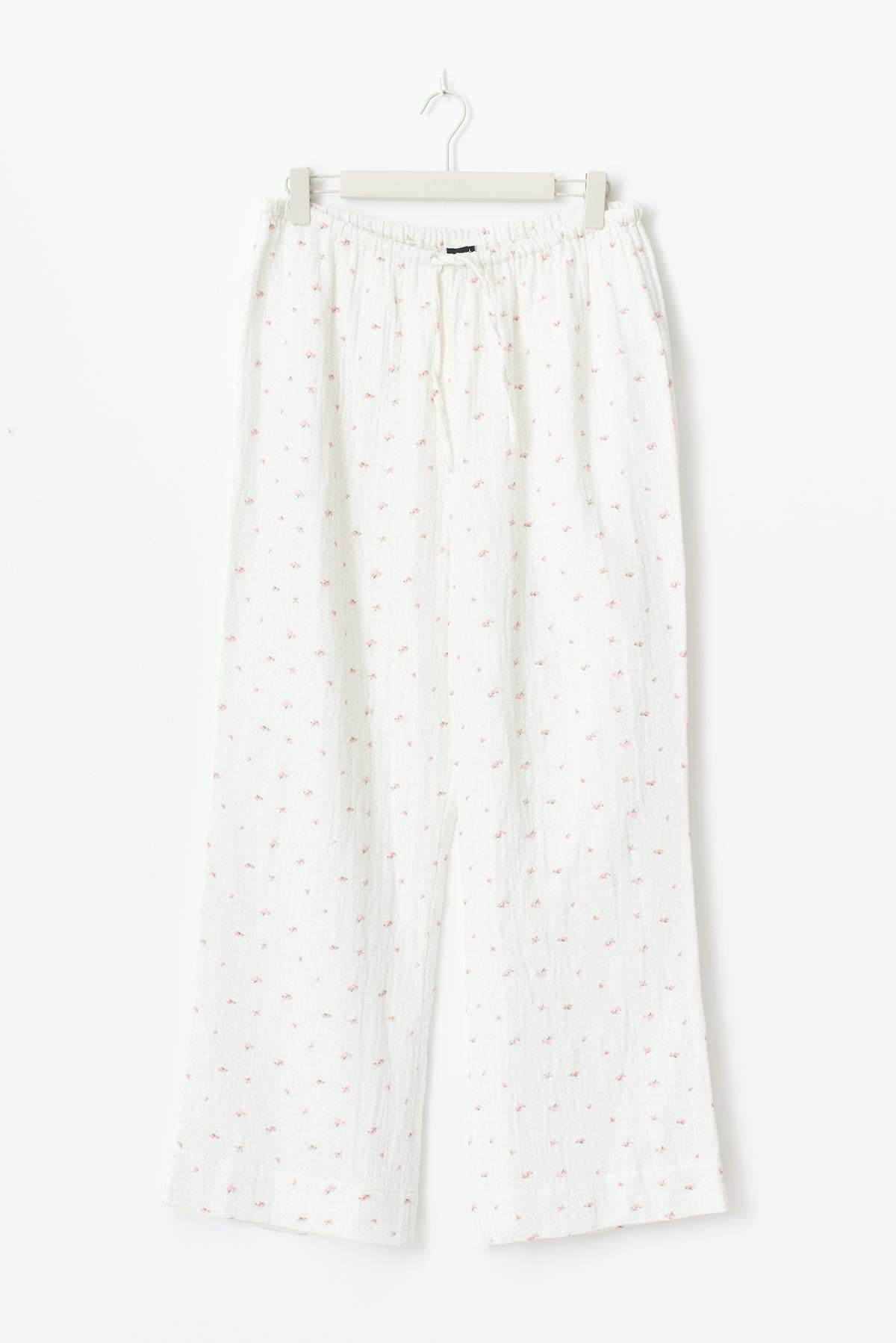 Gauze homewear trousers