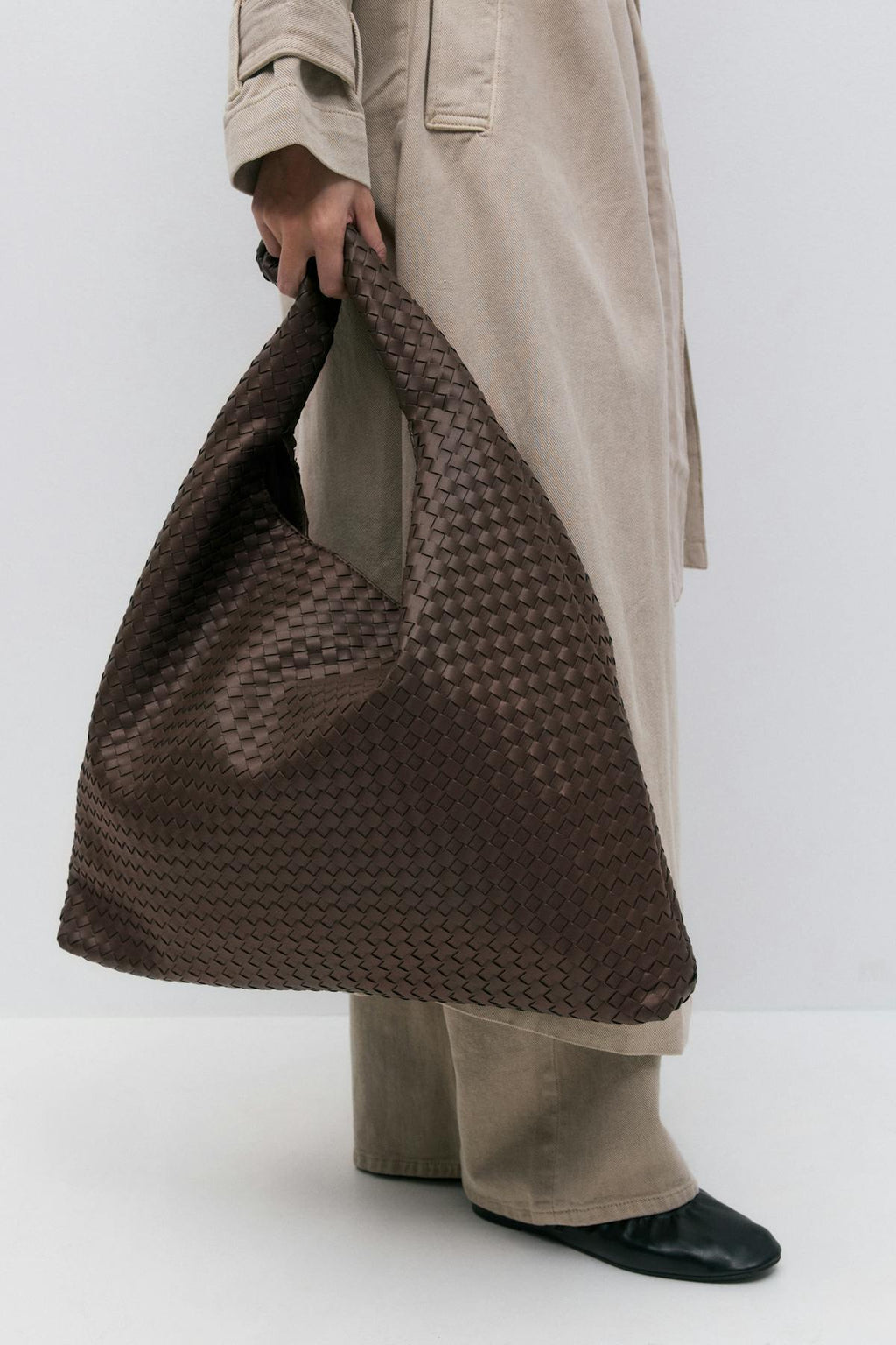 Braided large bag