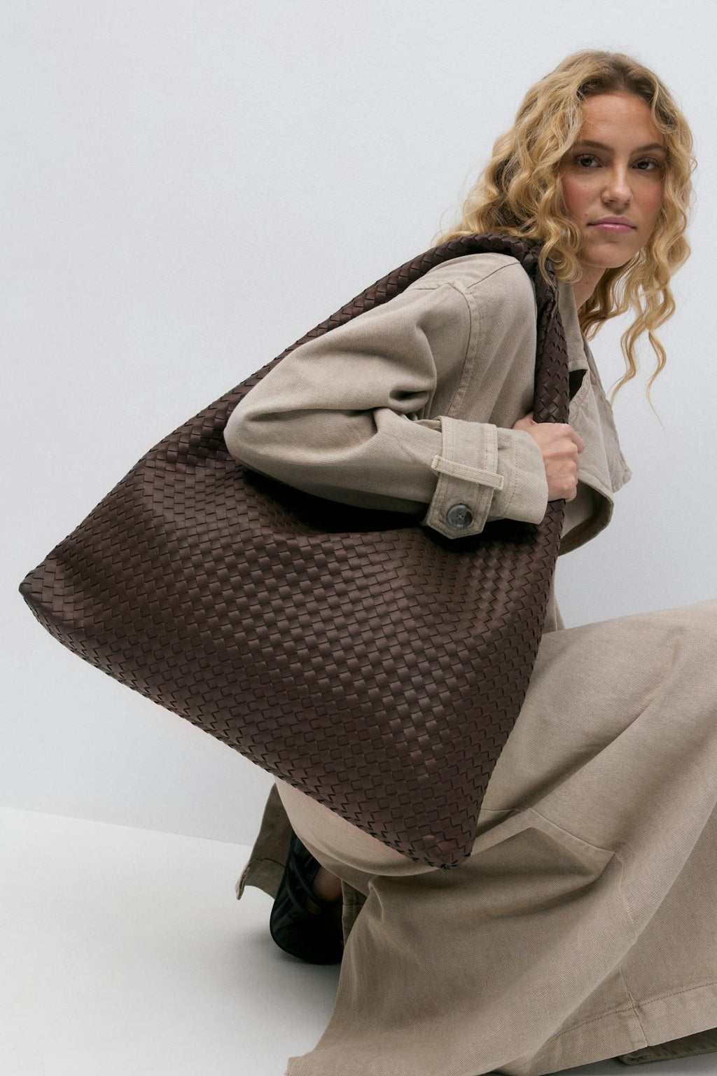 Braided large bag