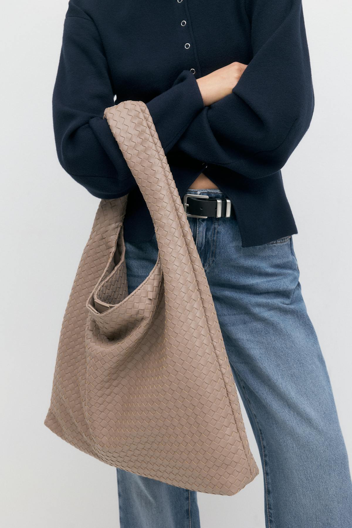Braided large bag