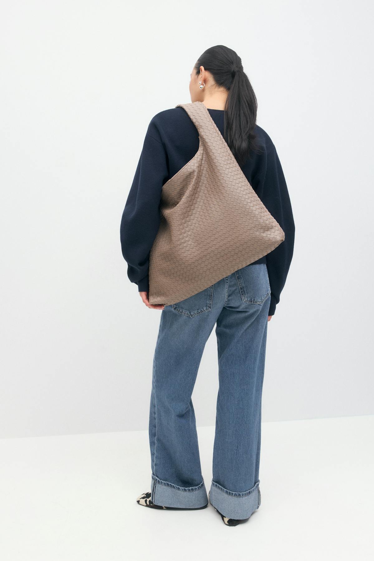 Braided large bag