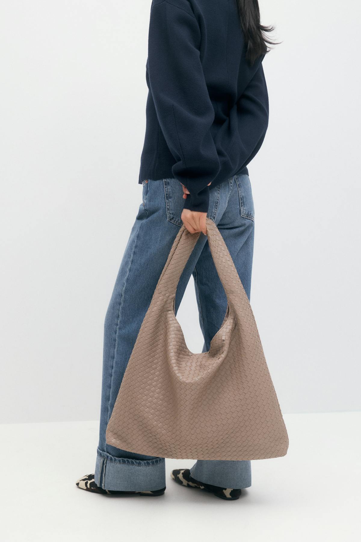 Braided large bag