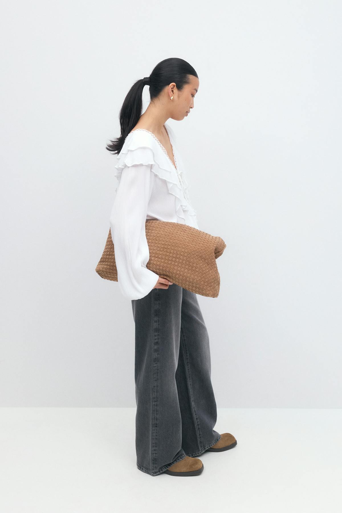 Braided large bag