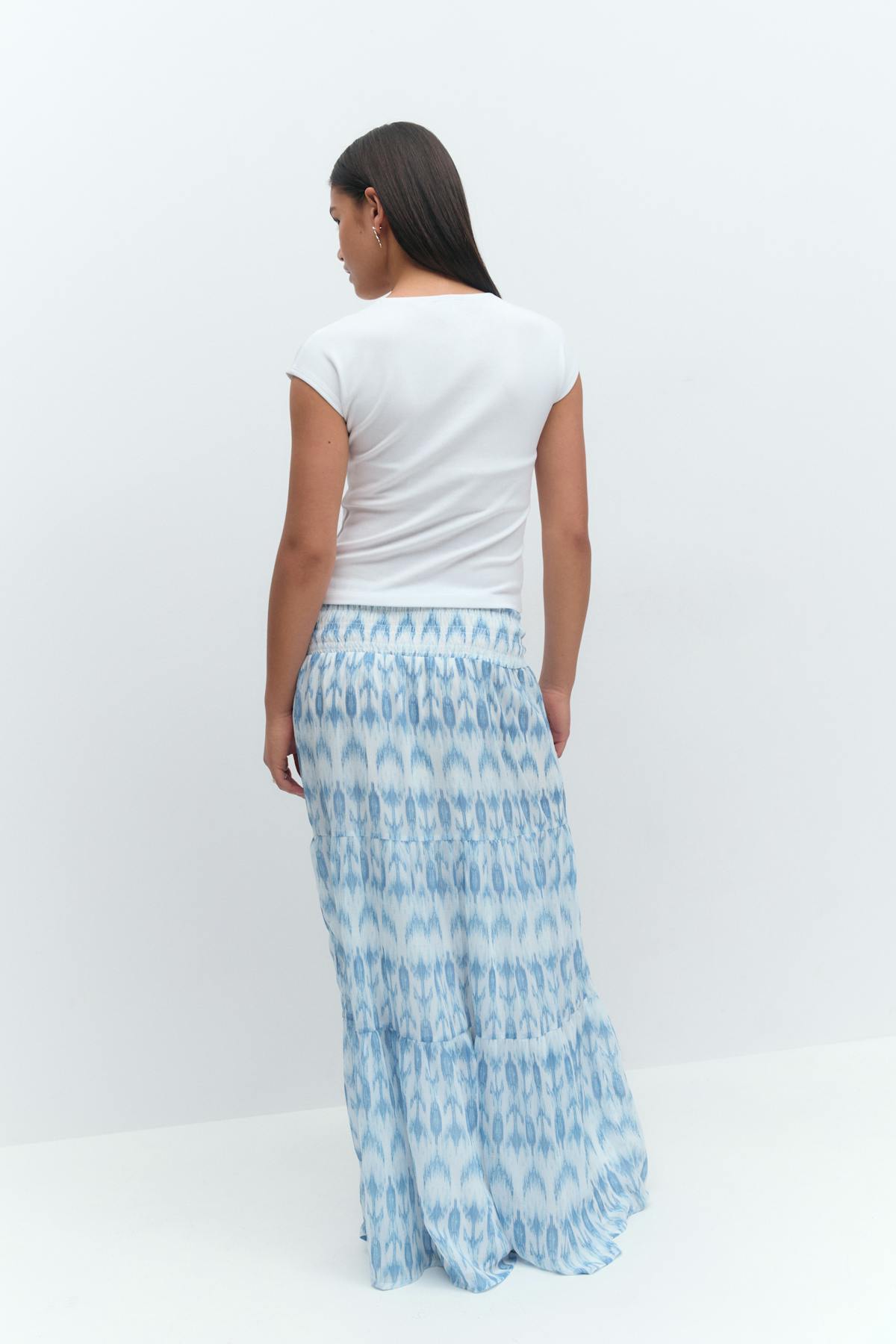 Y iconic boho maxi skirt