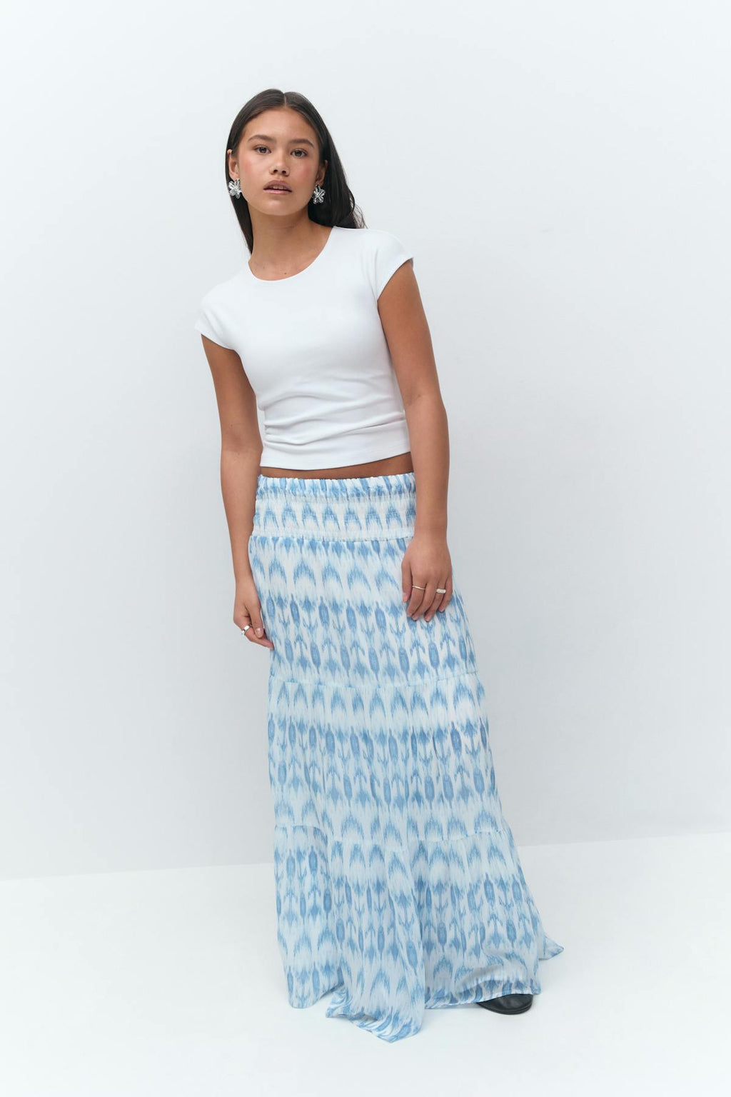 Y iconic boho maxi skirt