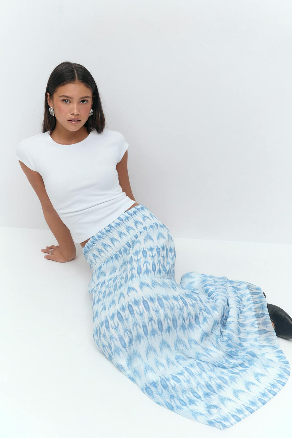 Y iconic boho maxi skirt
