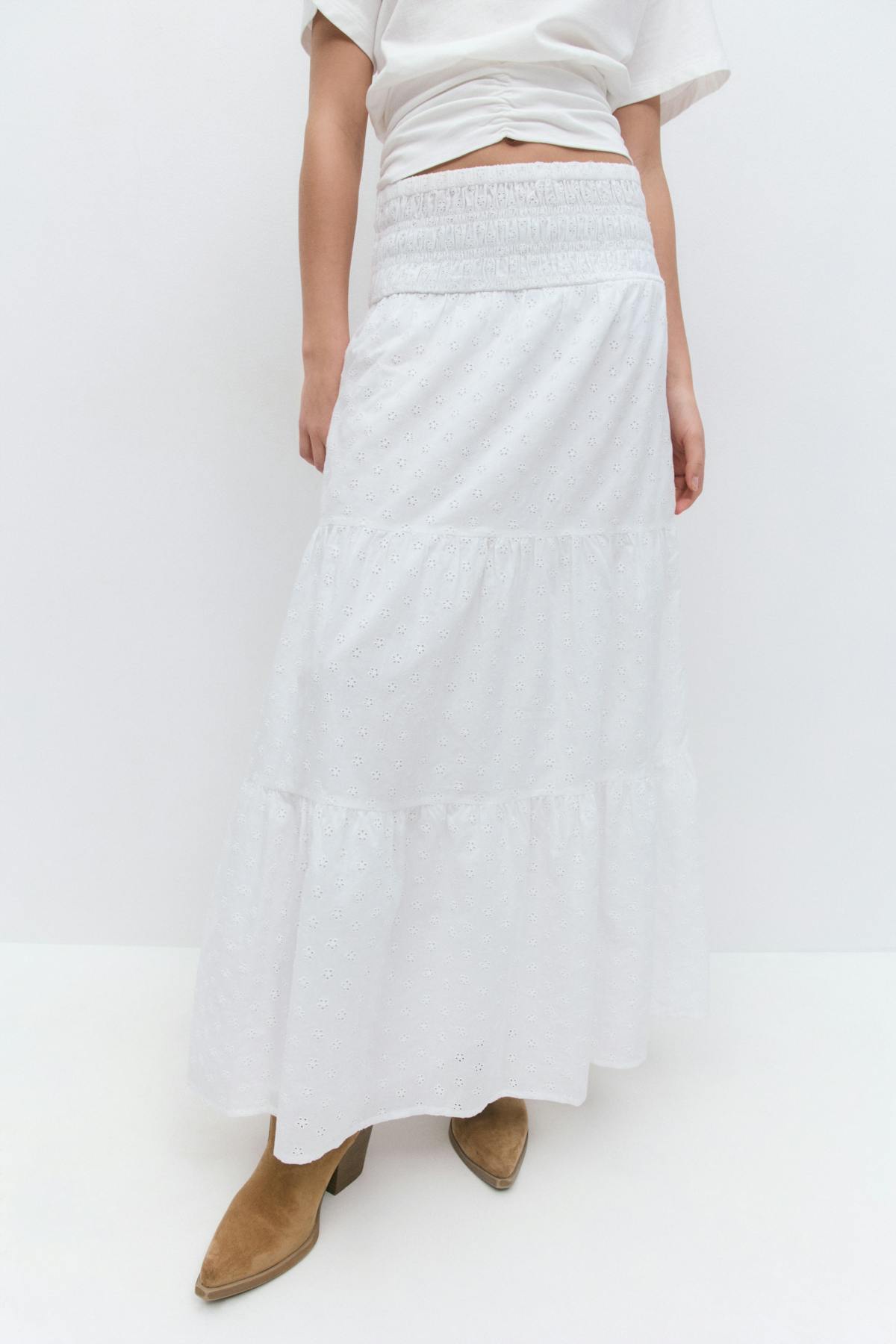 Y iconic boho maxi skirt