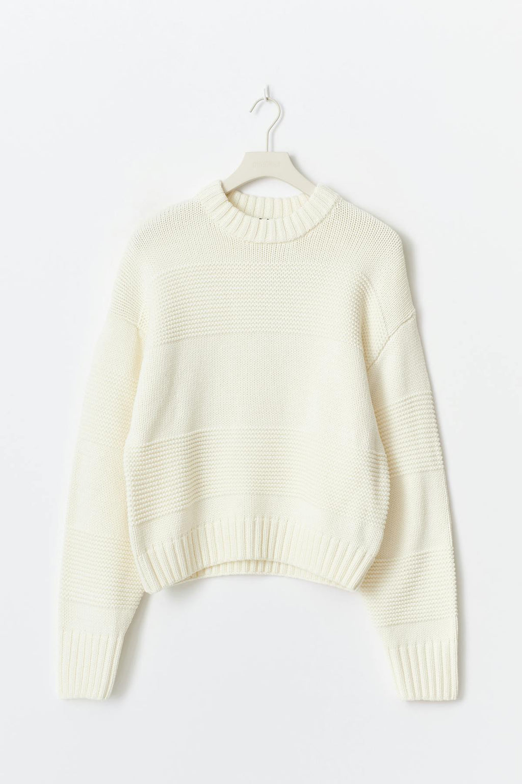 Knitted chunky sweater