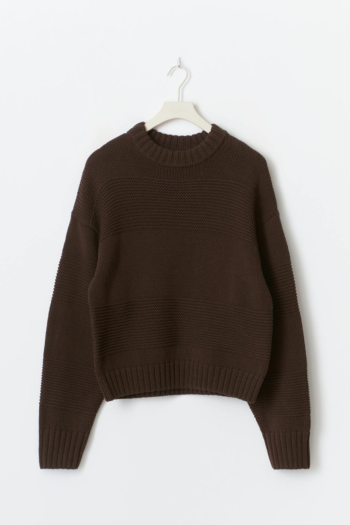 Knitted chunky sweater