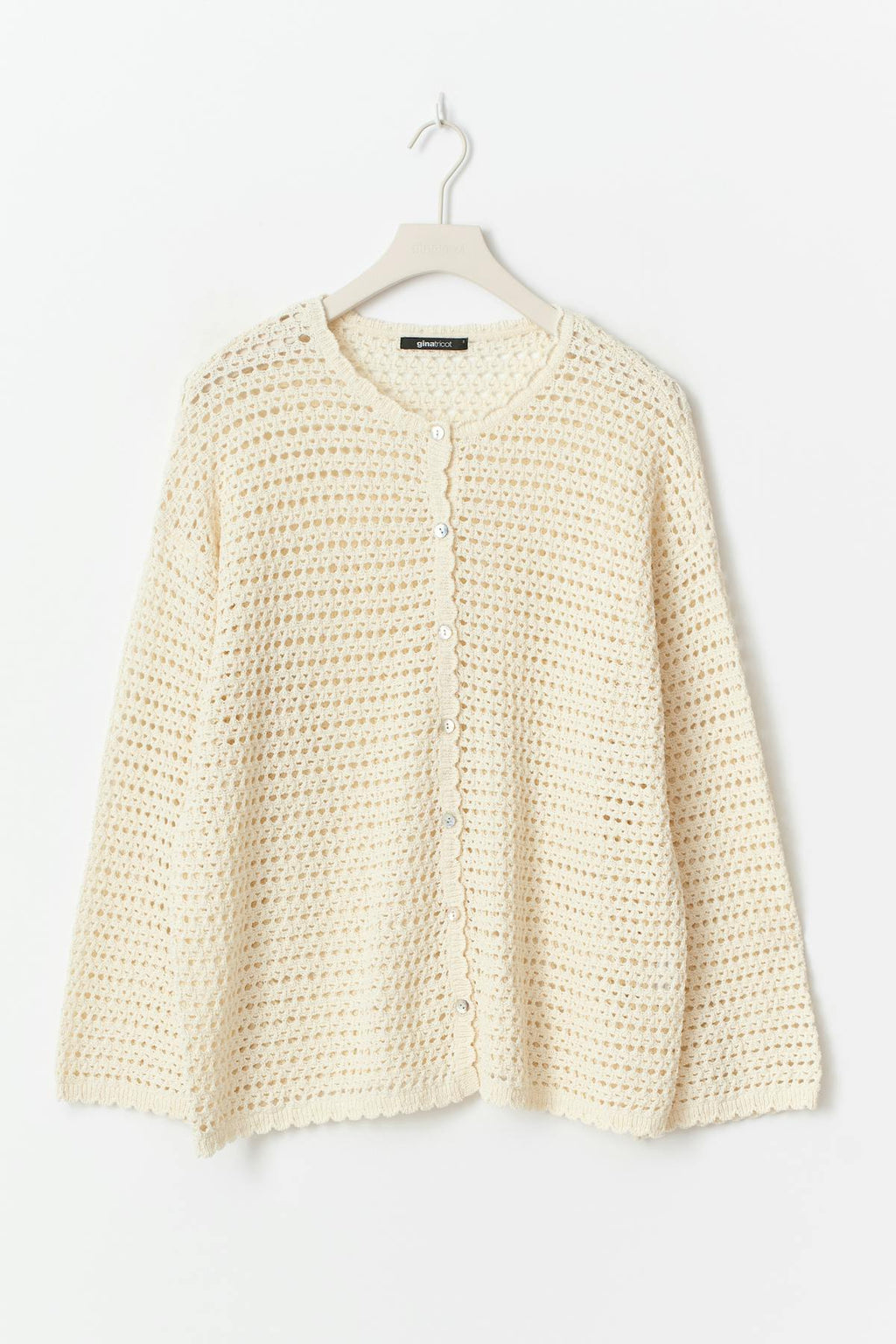 Oversized crochet cardigan