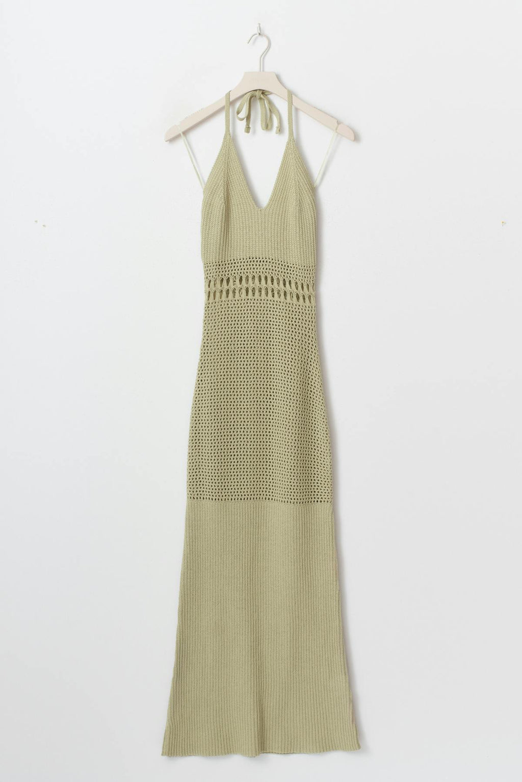 Knitted crochet dress