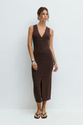 Knitted vest dress