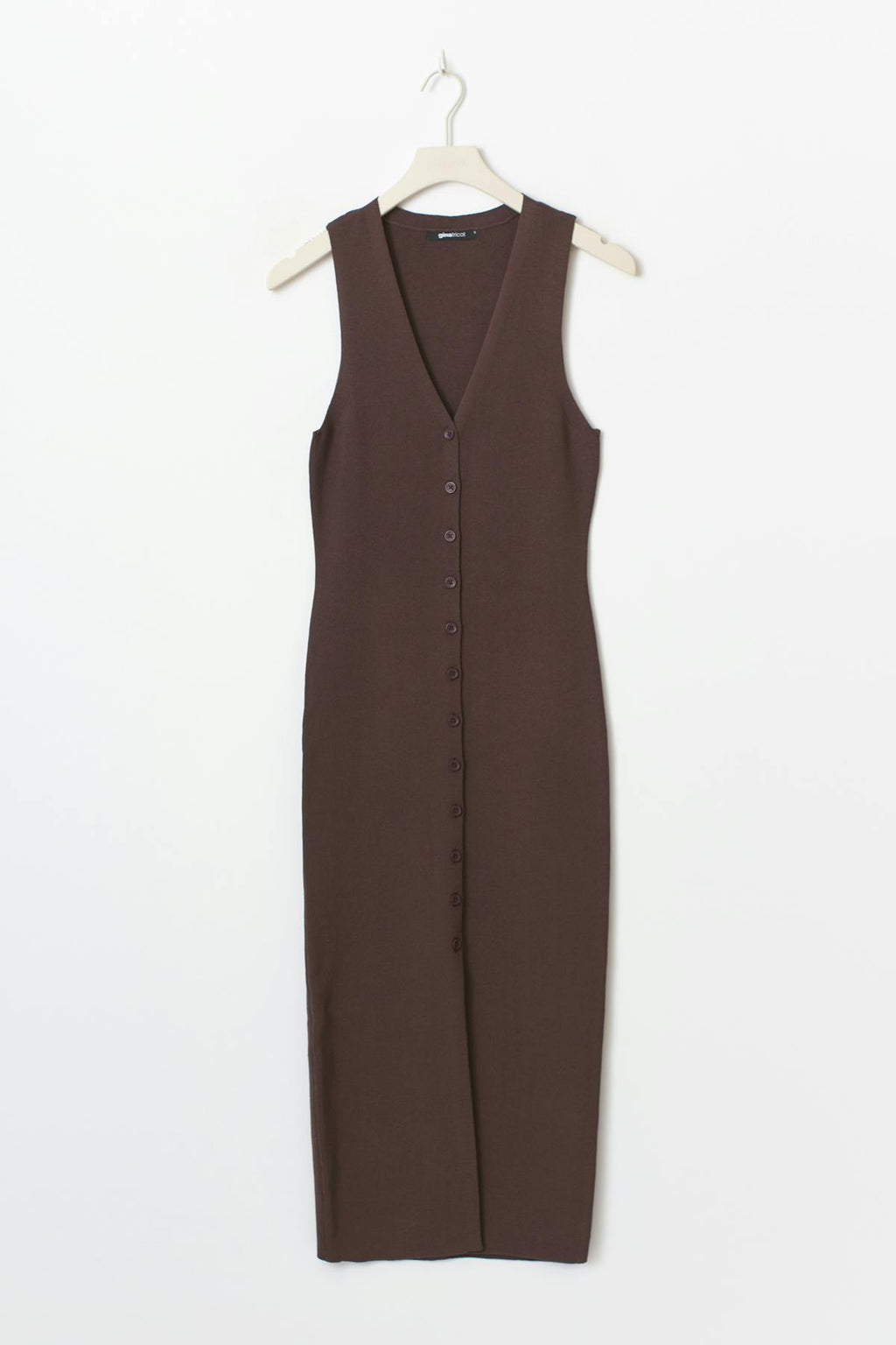 Knitted vest dress