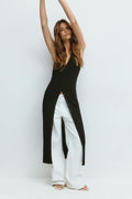 Knitted vest dress