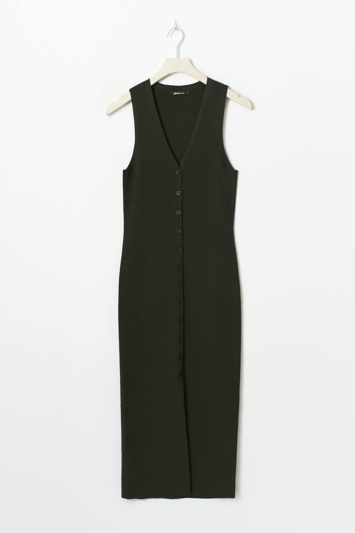 Knitted vest dress