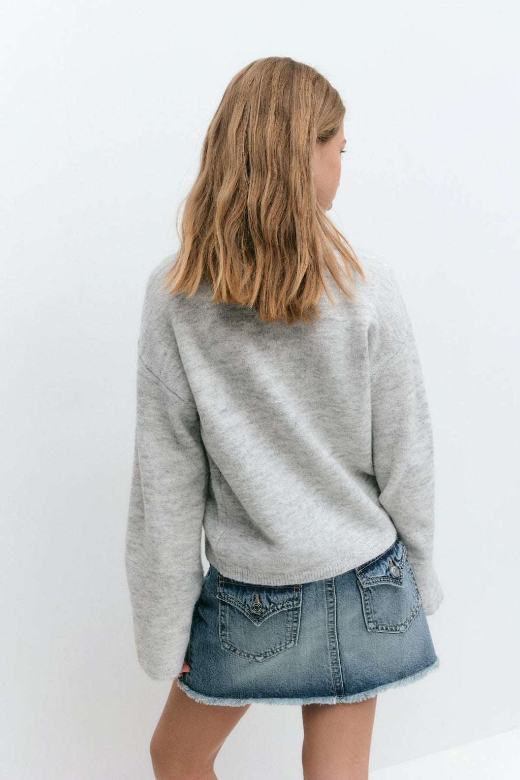 Y knitted sweater
