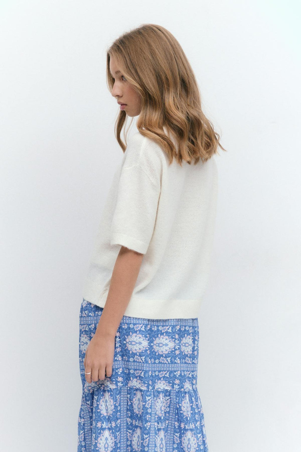 Y knitted top