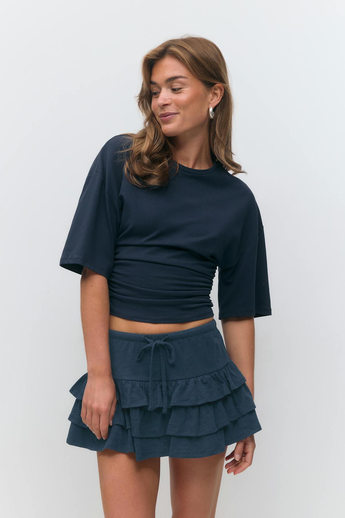 Mini frill skirt