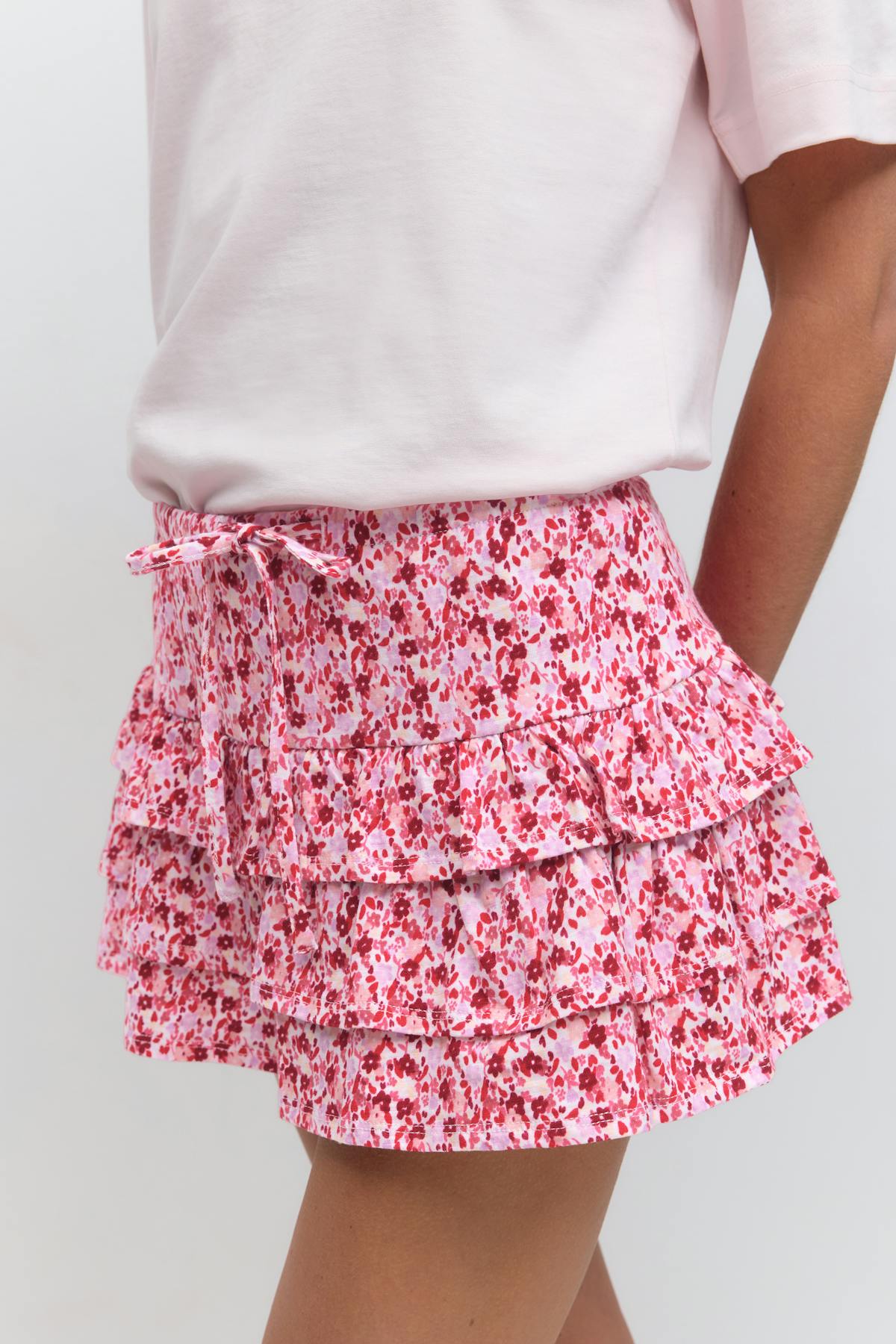 Mini frill skirt