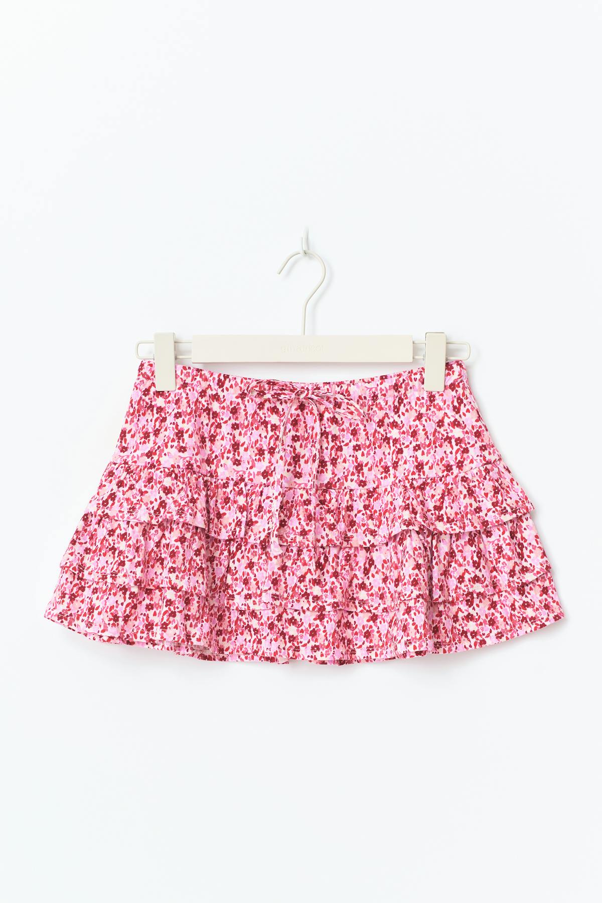 Mini frill skirt