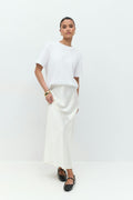 Satin skirt