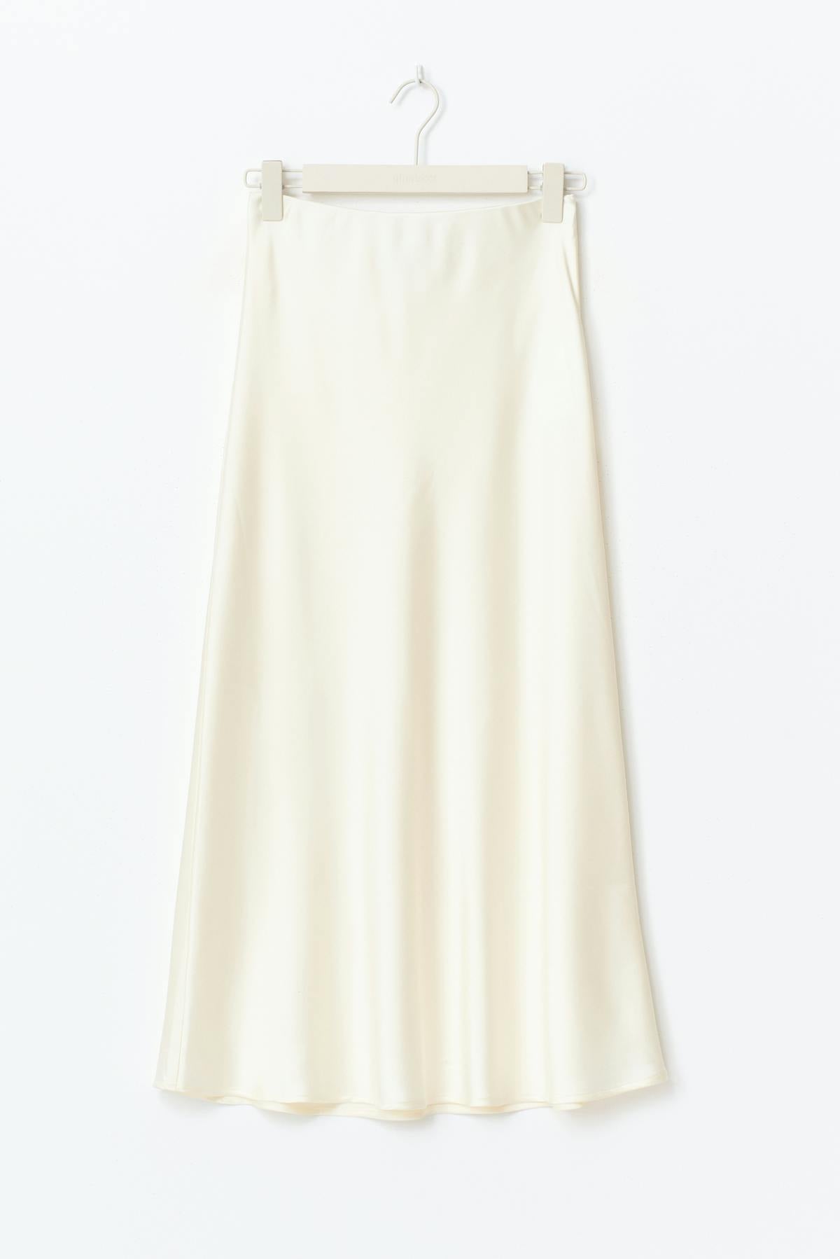 Satin skirt