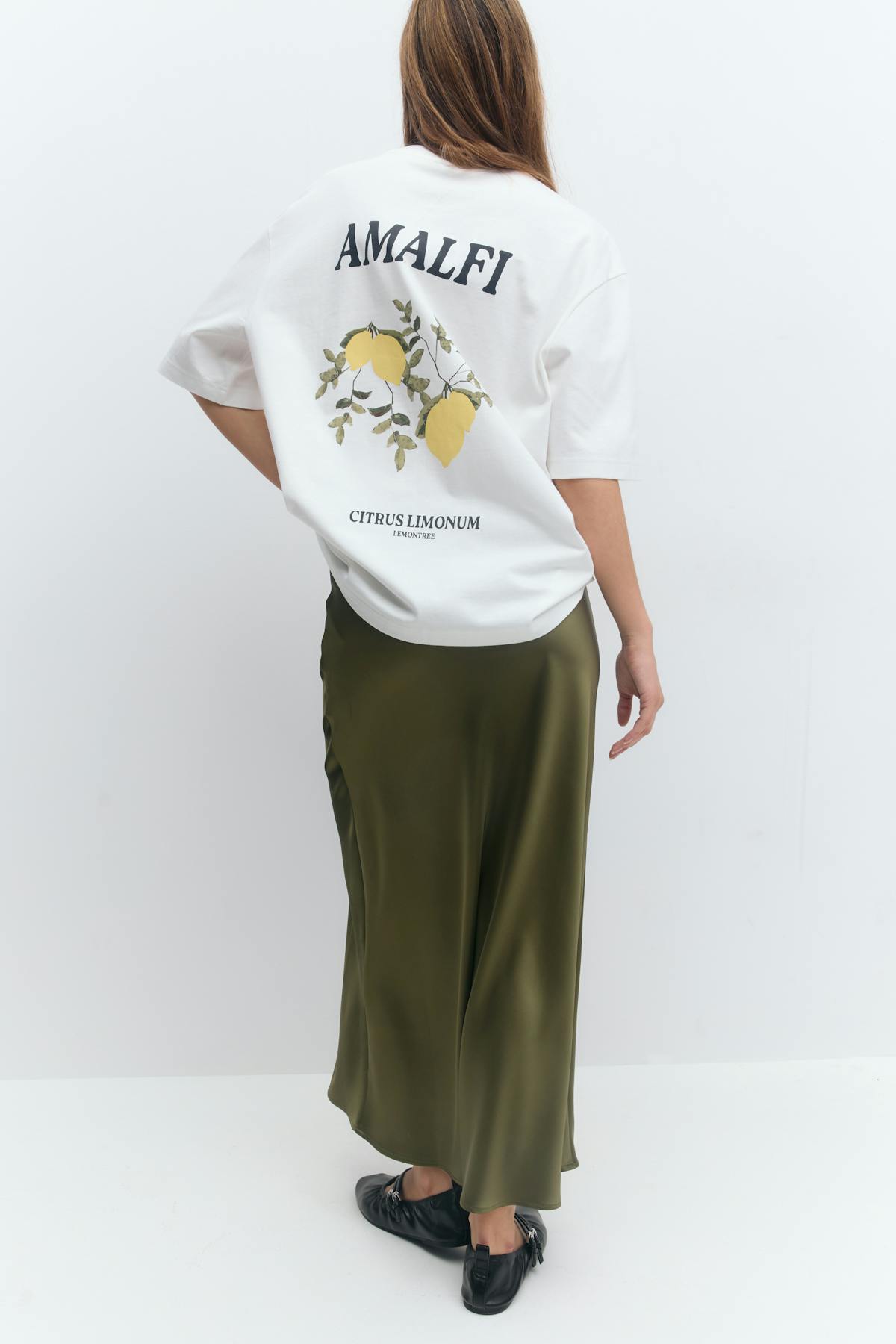 Satin skirt