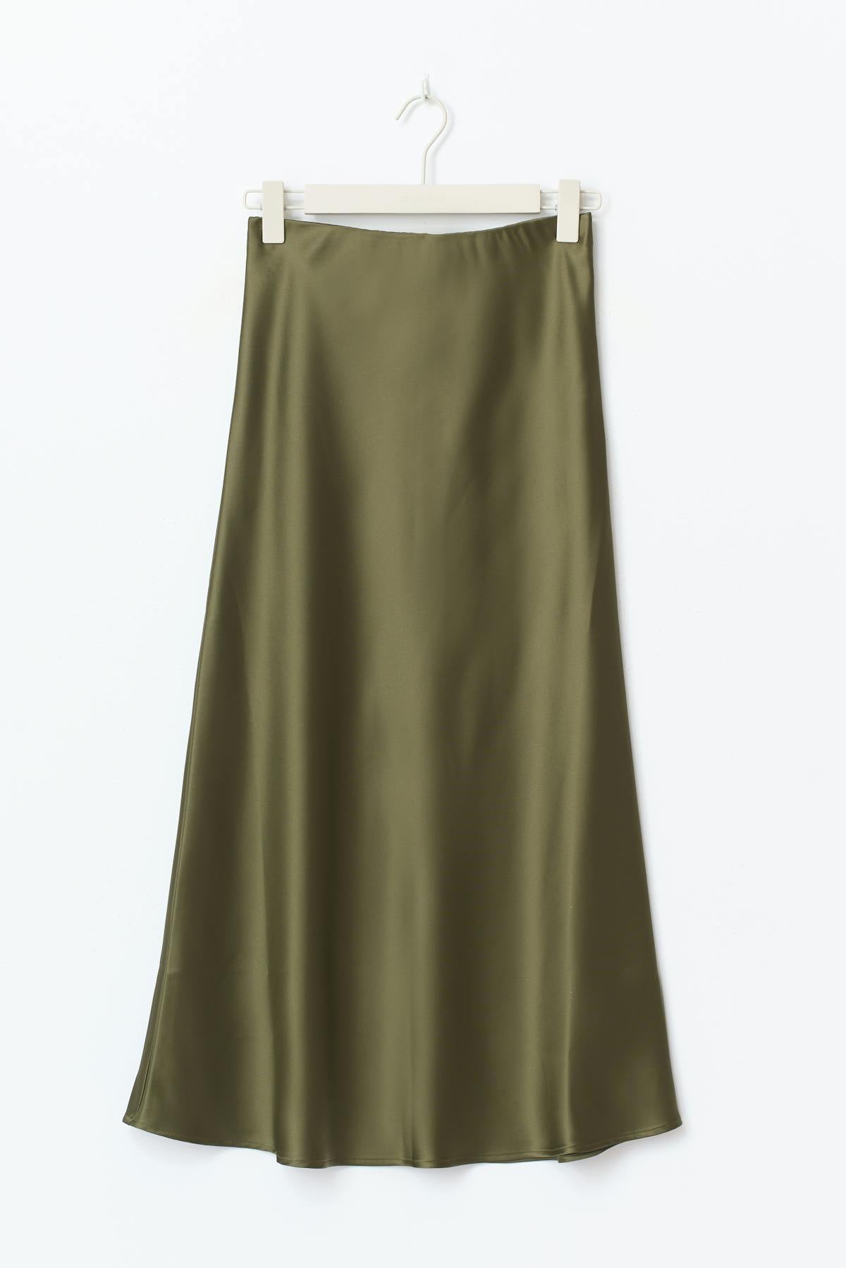 Satin skirt