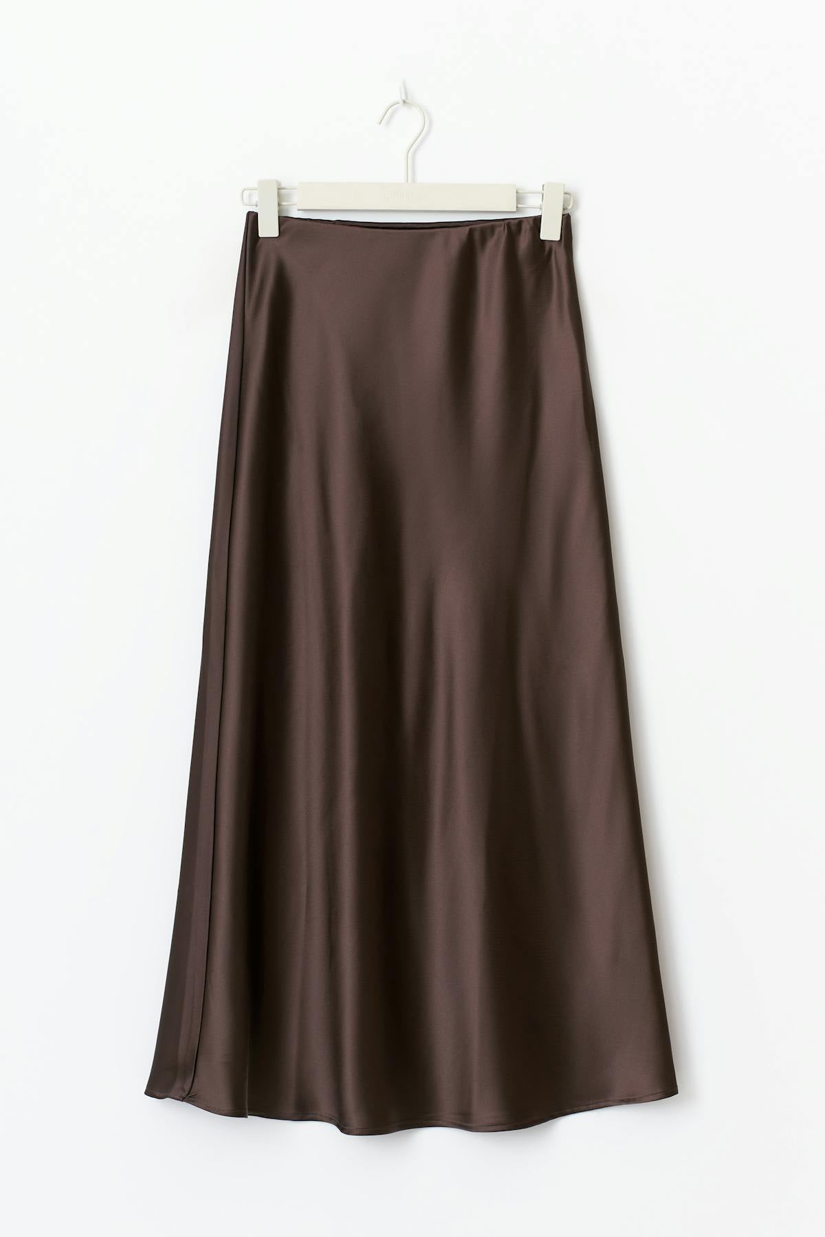 Satin skirt