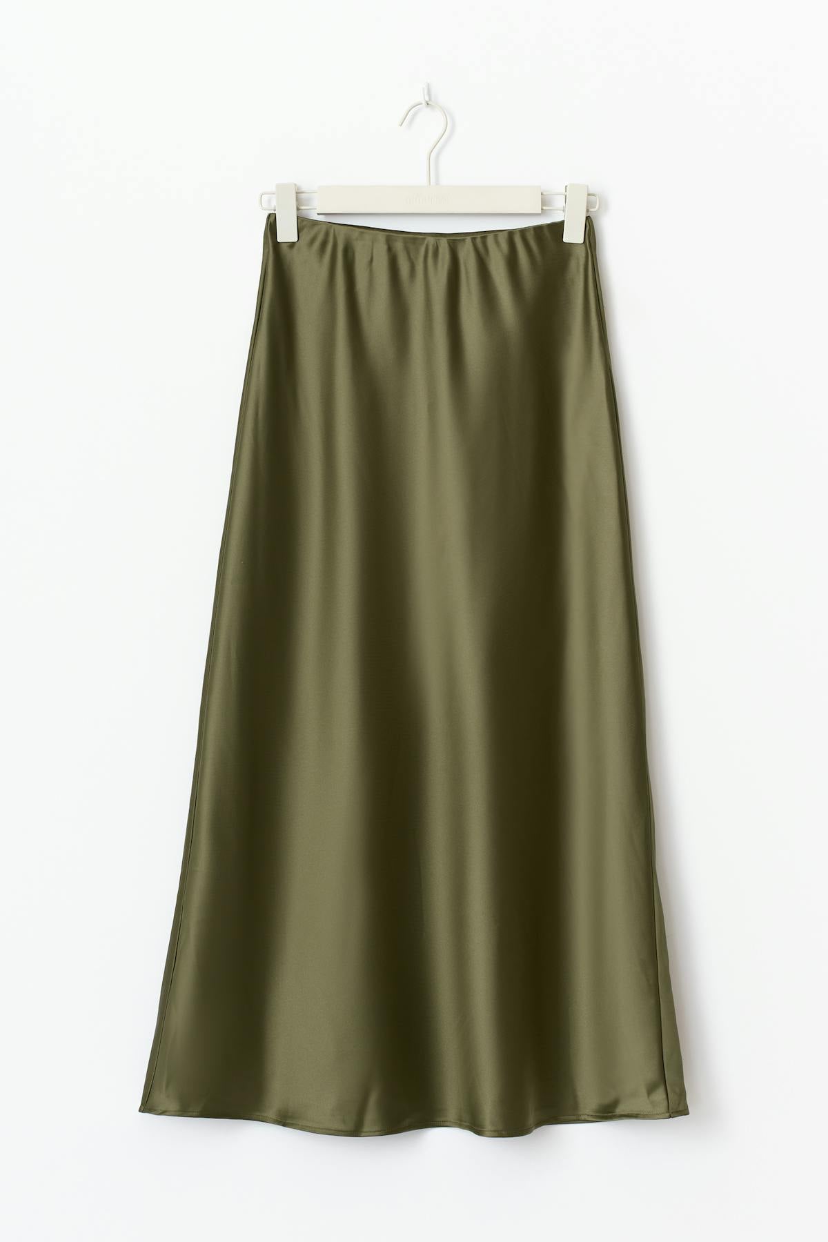 Satin skirt