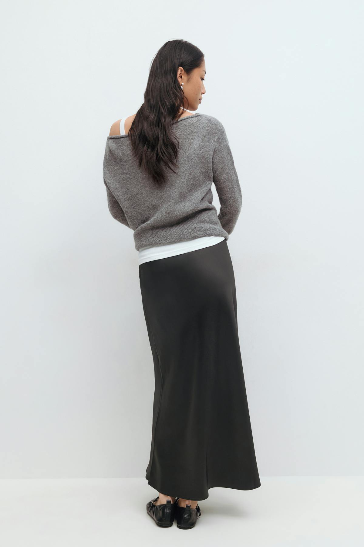 Satin skirt