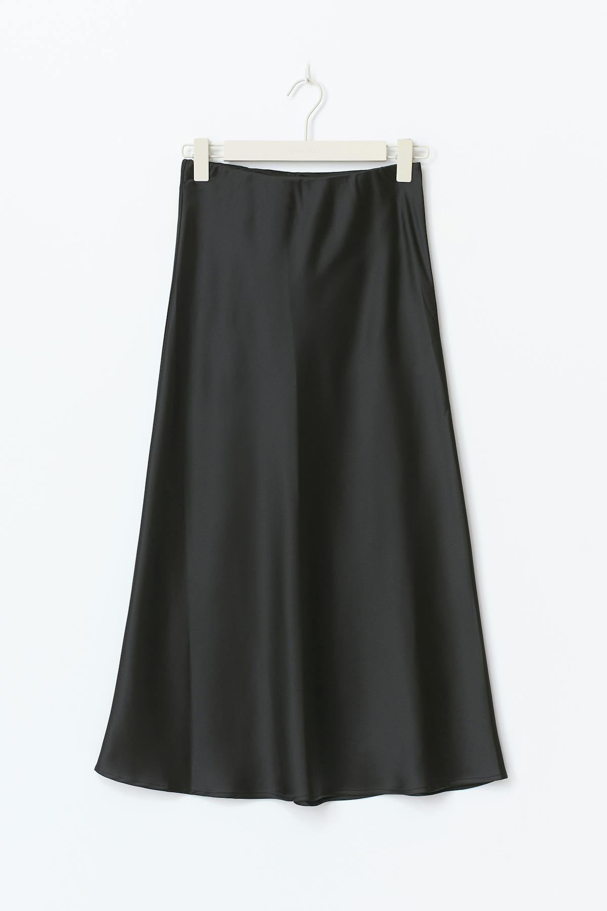 Satin skirt