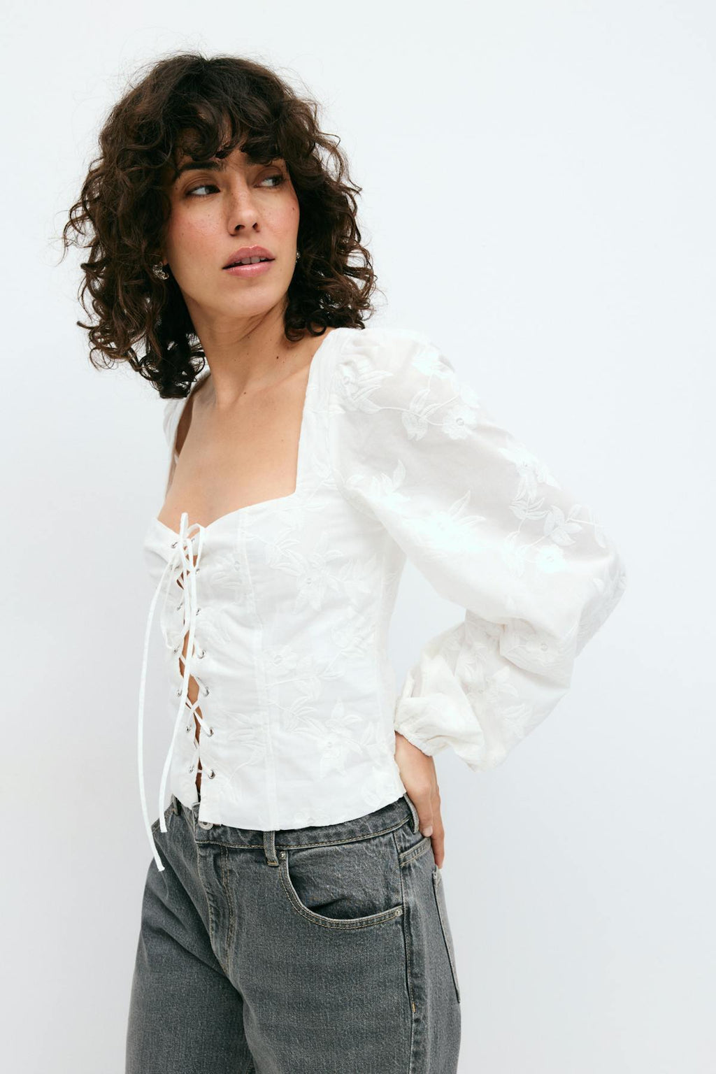 Embroidery top