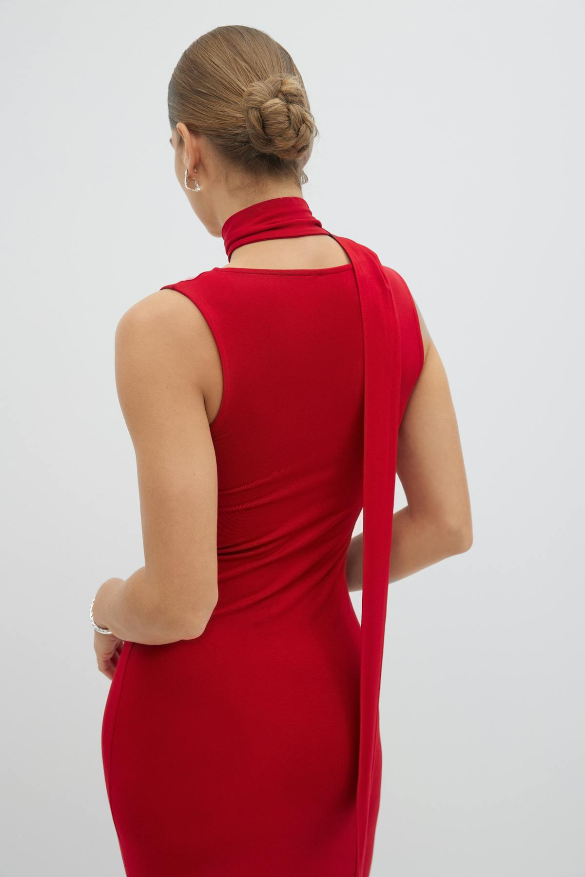 Soft touch scarf dress
