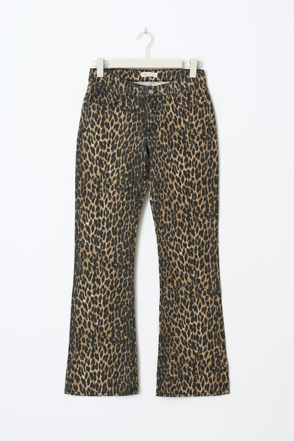 Leopard bootcut  jeans