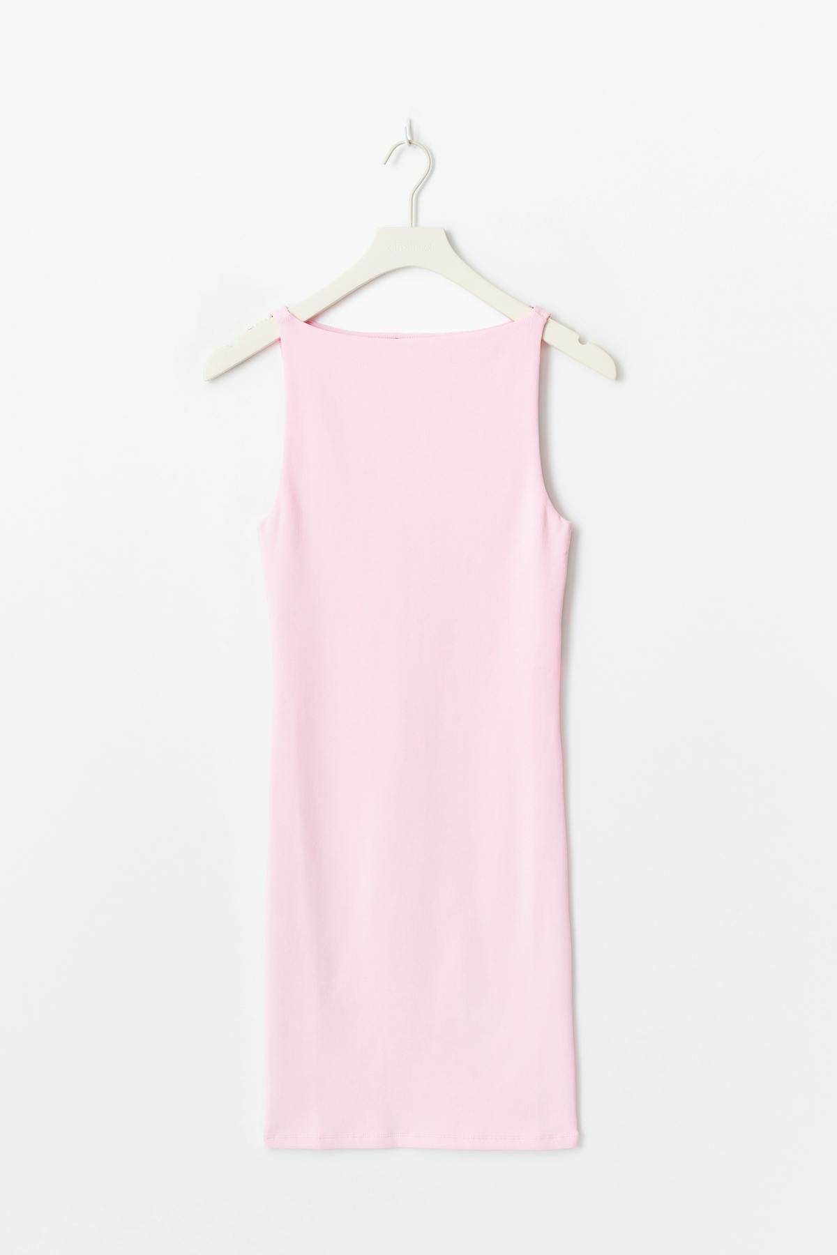 Boatneck mini dress