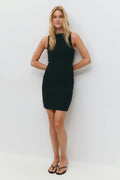 Boatneck mini dress