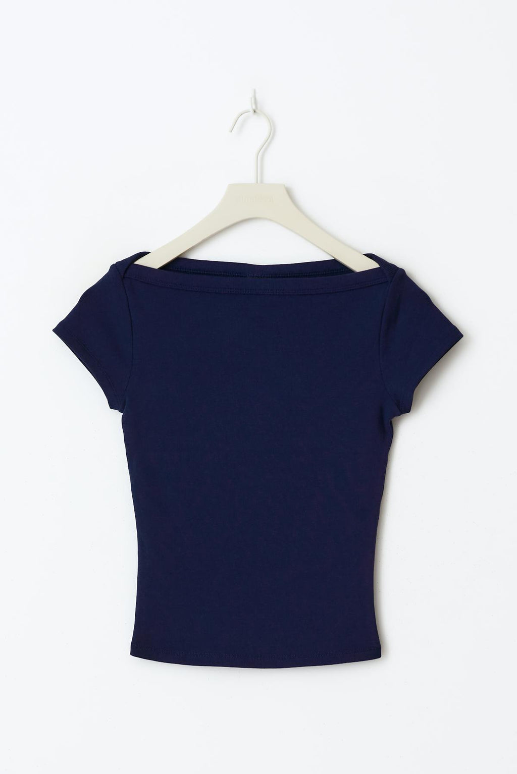 Boatneck tight rib top