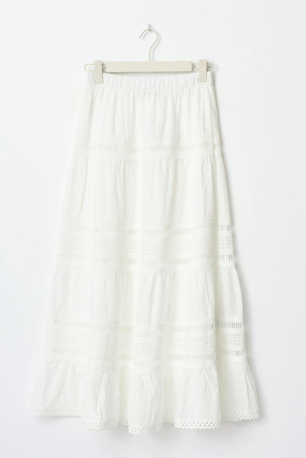 Broderie maxi skirt