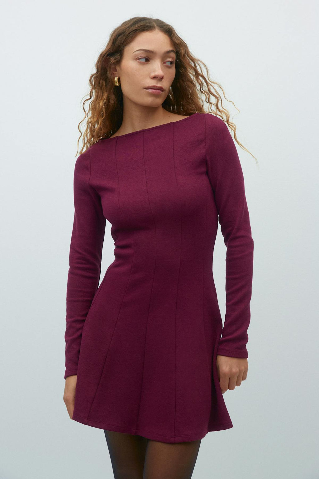 Skater mini dress