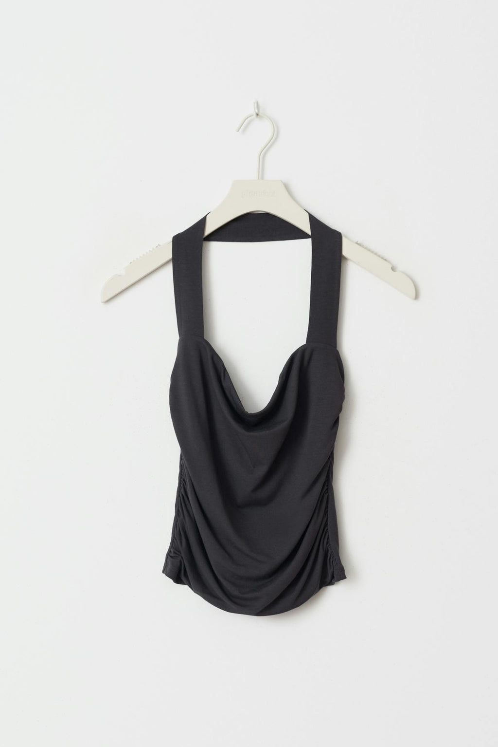 Soft touch halterneck top