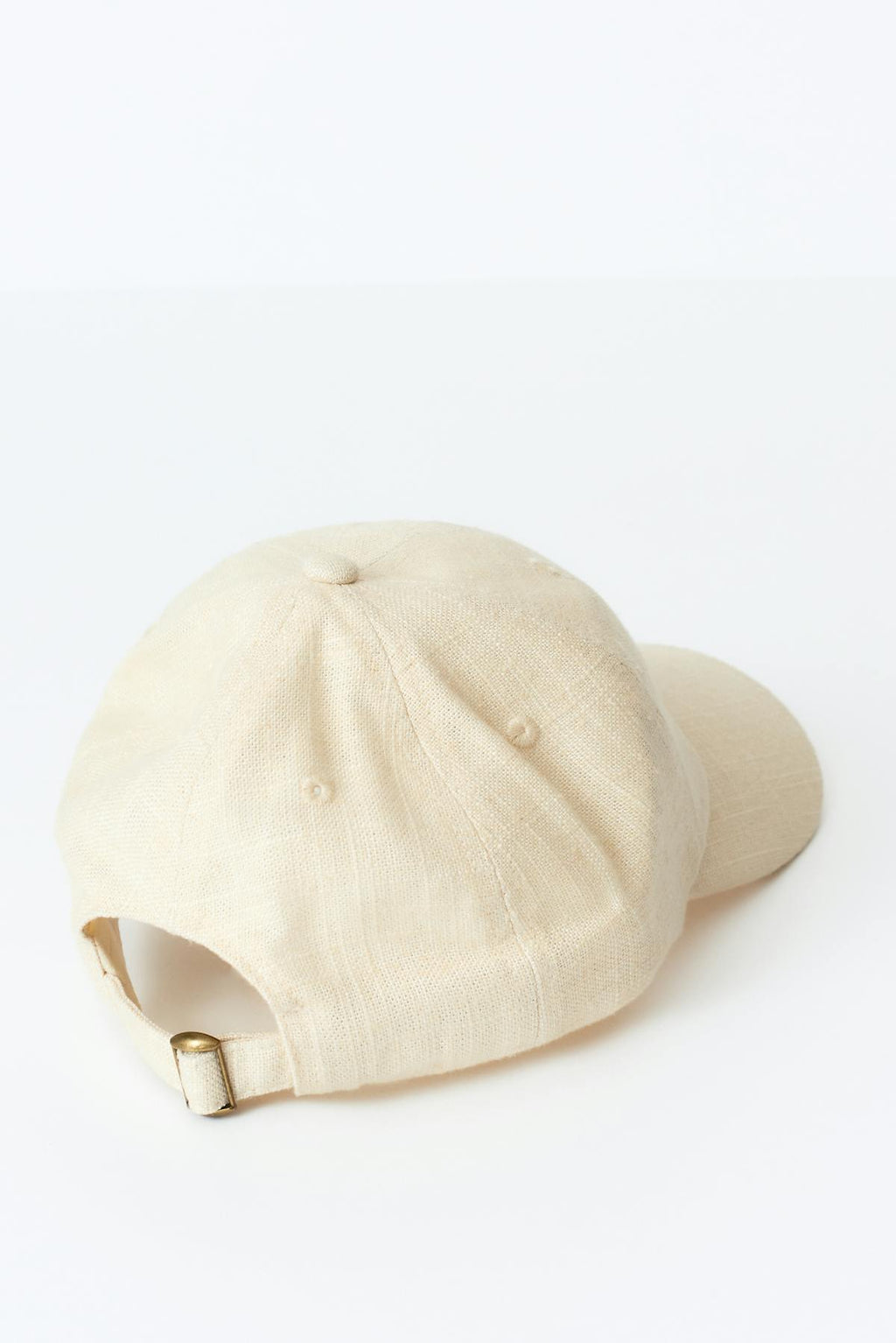 Linen blend cap