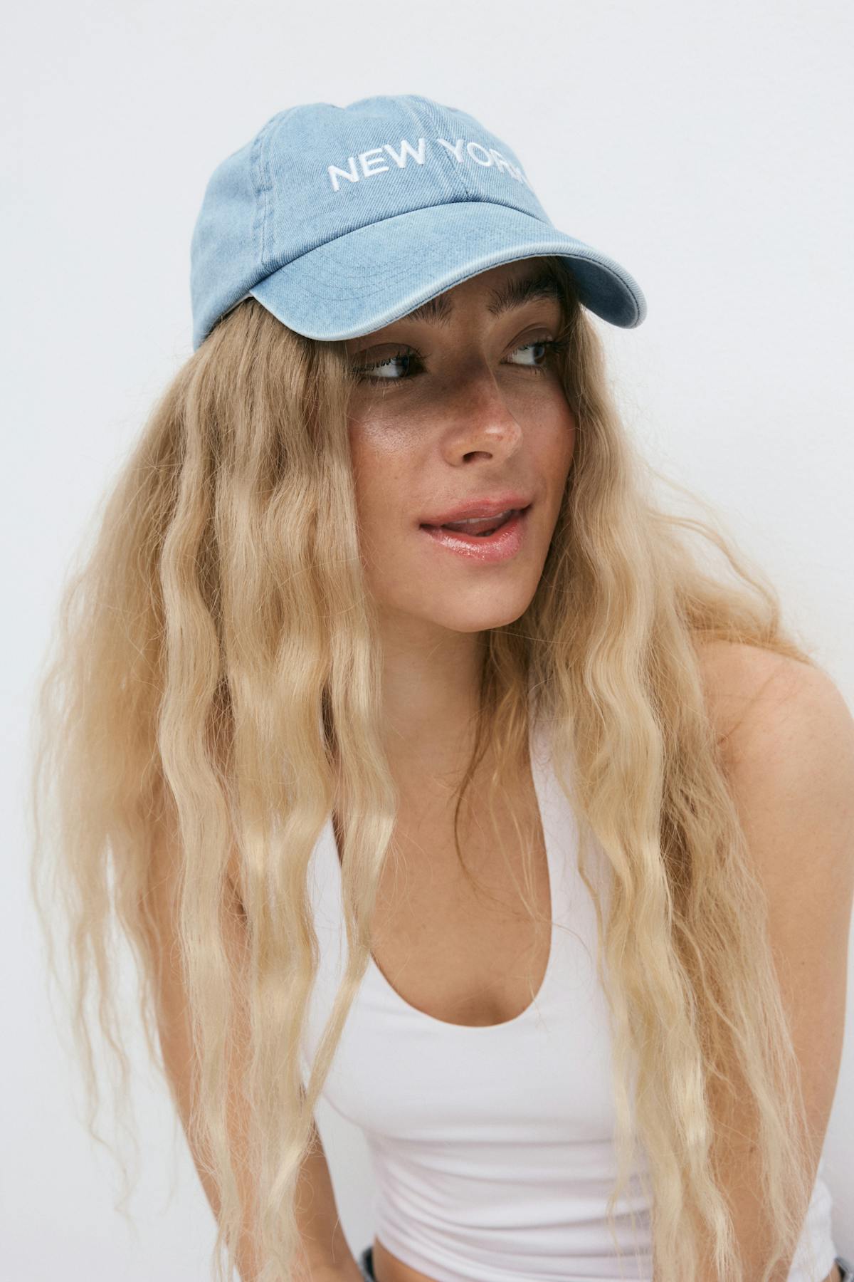 Denim cap