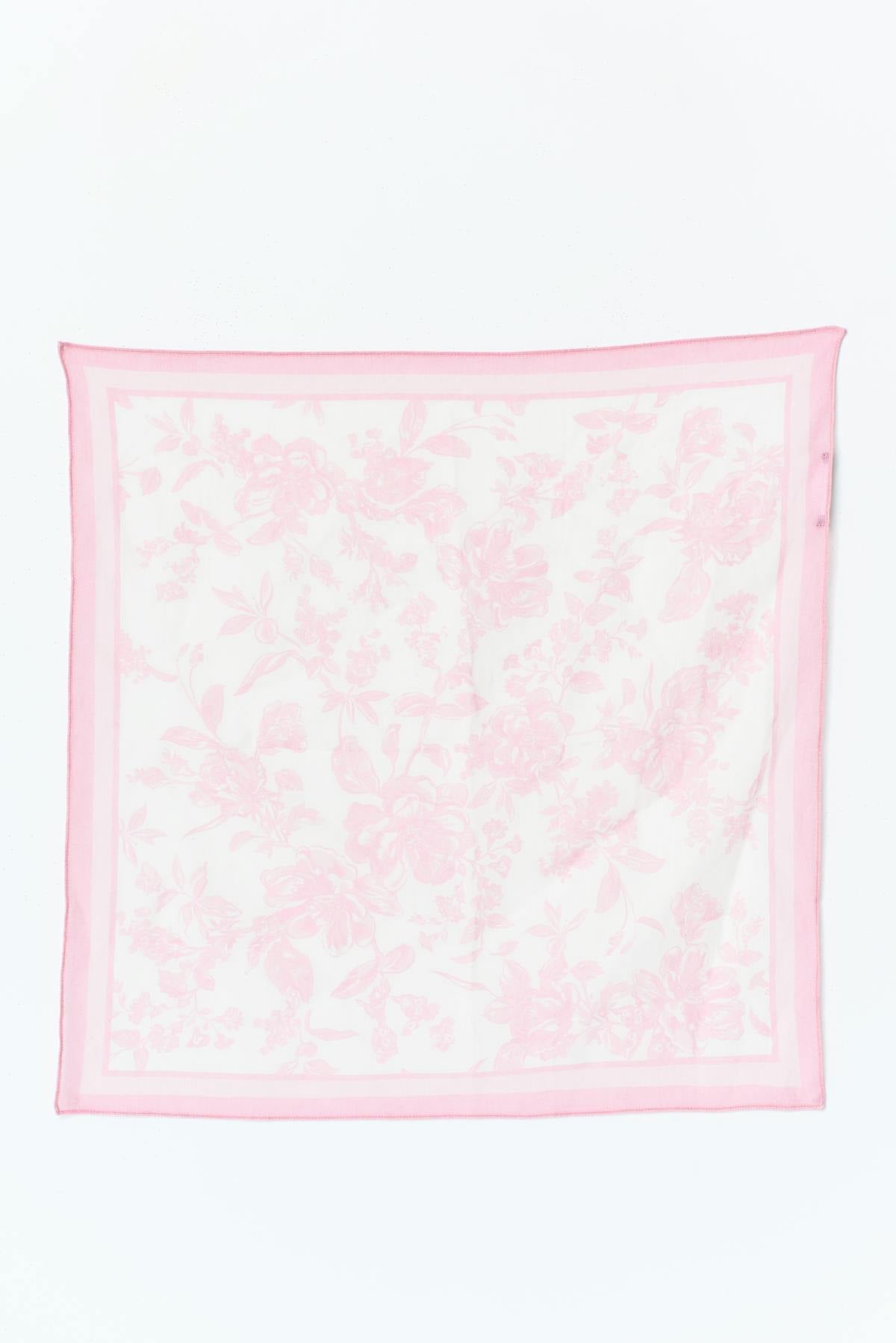 Linen blend scarf
