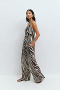 Wide chiffon trousers